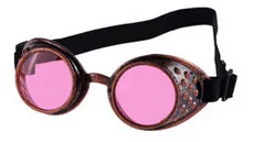 Vintage Steampunk Okulary Okulary Gogle Spawanie Punk Gothic Okulary Cosplay Unisex Gothic Vintage Wiktoriański Styl Okulary 7 Kolory