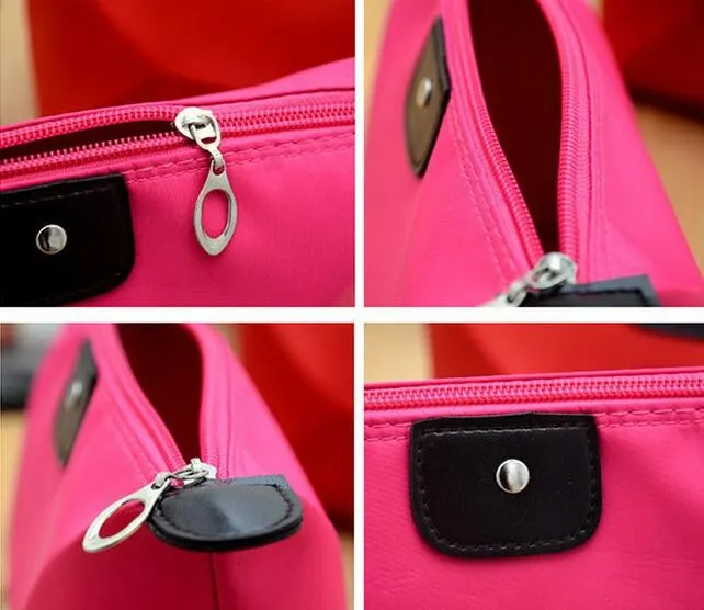 متعدد الألوان أزياء سيدة سفر مستحضرات التجميل المكياج الحقيبة حقيبة مخلب حقيبة يد محفظة عادية