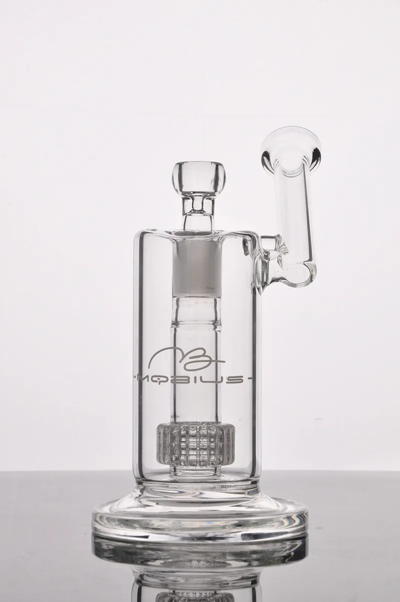 Bong per narghilè in vetro Mobius Matrix Stereo perc dab rig tubi dell'acqua in vetro spesso con giunto da 18 mm