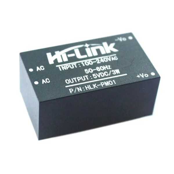 HLK-PM01 AC-DC 220V إلى وحدة امدادات الطاقة 5 فولت التبديل المنزلية B00302