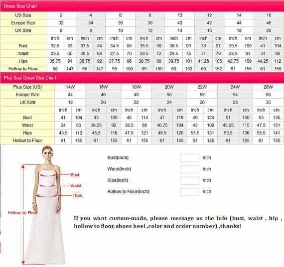 European dress size chart store