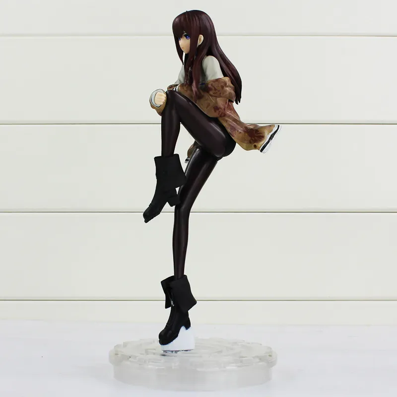 Steins Gate Makise Kurisu in scala 1/8 in PVC Action Figure Collection Model Toy regali di Natale 9 ''