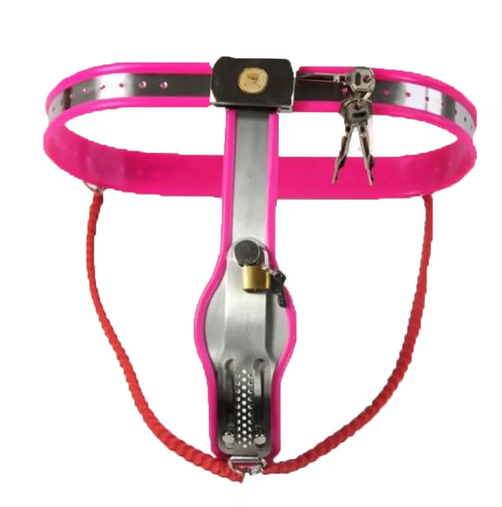 Dispositivos de castidade feminino aço feminino completo dispositivo de cinturão íntima fetish fetish uk estoque #r2