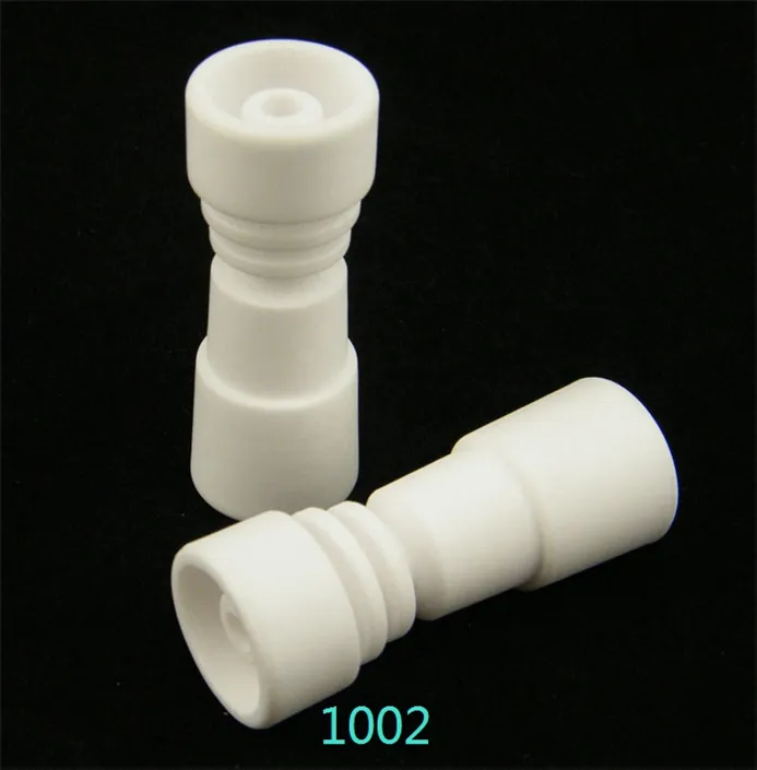 Precio de fábrica Clavo de cerámica sin cúpula: el diseño de inyección directa se adapta tanto a juntas de vidrio macho de 14 mm como a juntas de vidrio macho de 18 mm VS Titanio ajustable