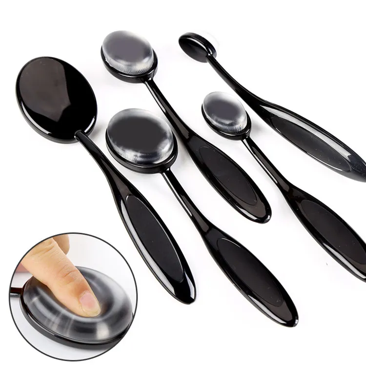 Nouvelle éponge en silicone maquillage en silicone à 5 styles de maquillage en silicone maquilleur Masque Palette de fard à paupières Spectre Brush Brush Sponge