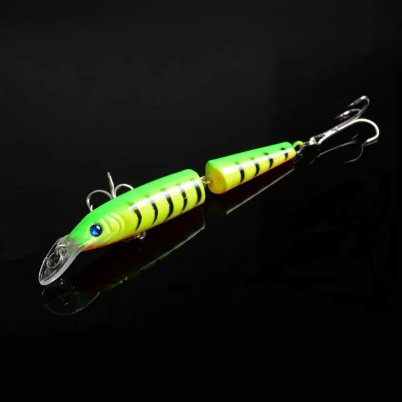 Nya crankbait crankbait fiske betar lockar minnow krokar 3d ögon fisk lockar upp väska förpackning 9,6 g