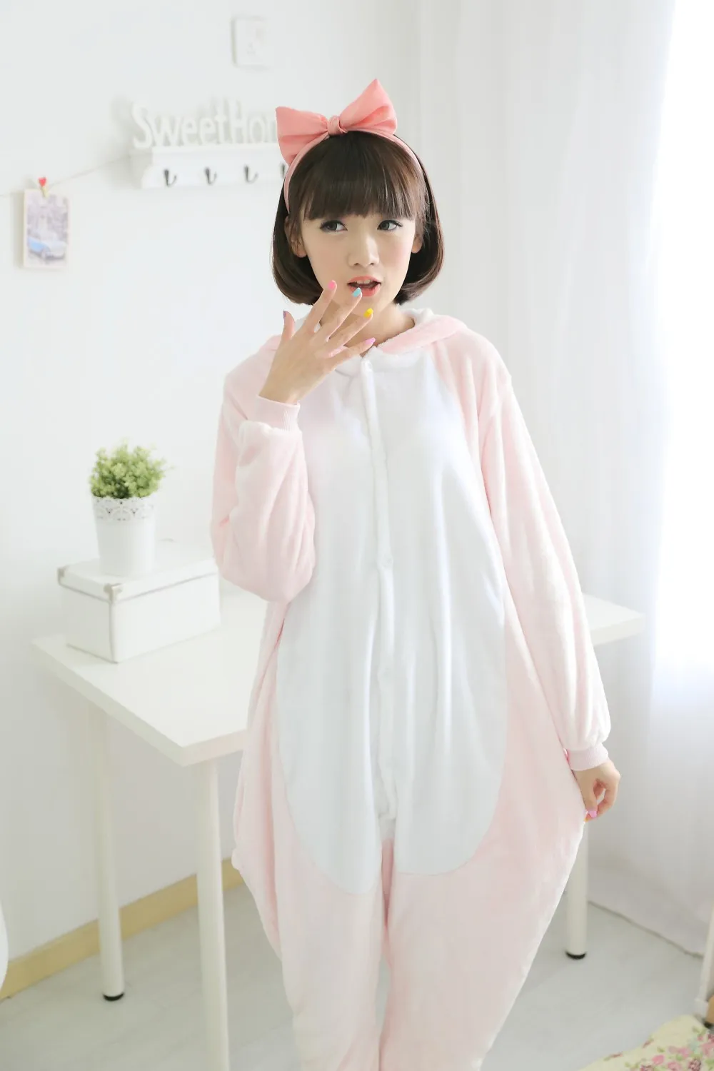 Hiver unisexe adulte rose dinosaure onesie pyjamas Cosplay pyjamas animaux onesies rose dragon femmes pyjamas animal pyjama kawaii combinaison