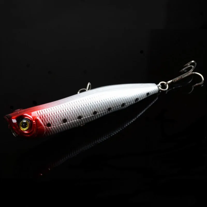 6 Cor isca De Pesca iscas de pesca Floatin Popper Poper Isca Ganchos Isca Crankbait equipamento de pesca 15.7g 10.5 cm / 4.1 ...