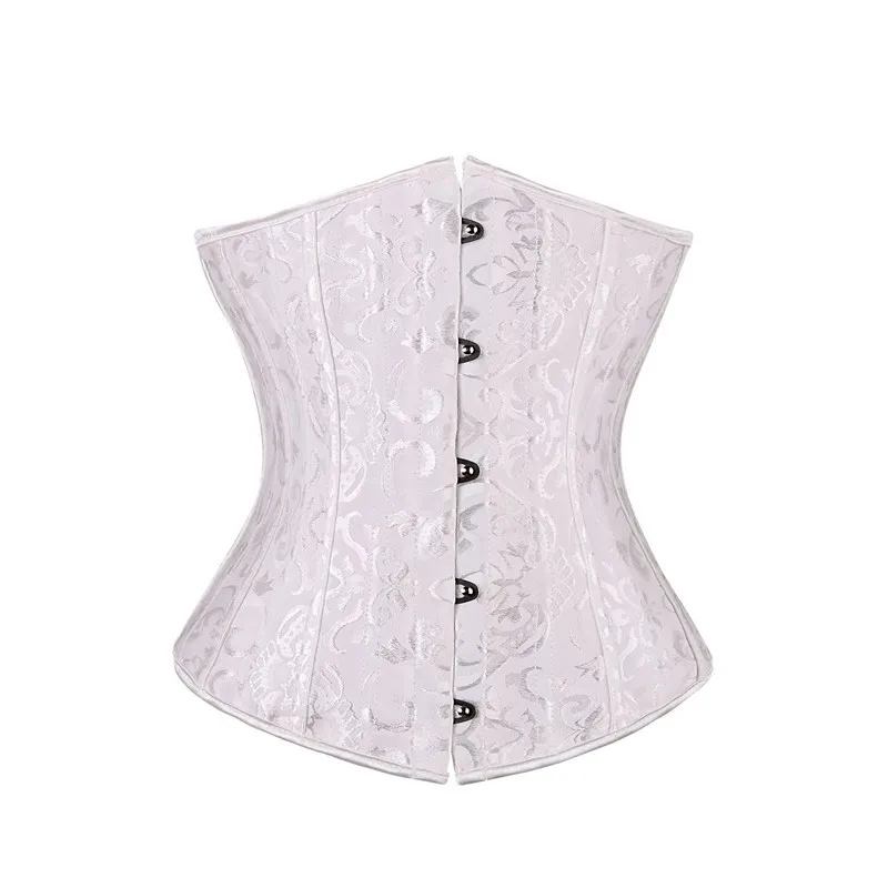 26 Steel Bones Sexy Control Sottoseno Corsetti Bustier Vita Cincher Corsetto Body Shaper 9083