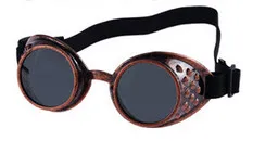 Occhiali da sole Steampunk vintage Occhiali da sole Occhiali da saldatura punk gotici Cosplay Occhiali da sole stile vittoriano vintage gotico unisex i