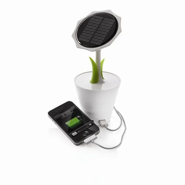 Großhandel Original XD Solar Sunflower Ladegerät 2500 mAh für Mobiltelefone, Sunflower Solar Power Bank für Heim-/Bürodekoration, Sonnenblumengeschenk