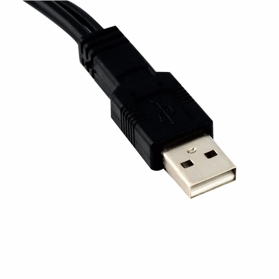 USB 2.0 naar 7+6 13Pin 13P 7PIN+6PIN Slimline SATA Laptop CD/DVD Rom Optische Drive Adapter Kabel Dual USB