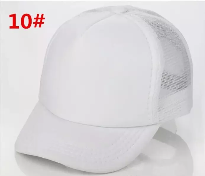 Barn solid casual hattar attraktiv unisex casual hat ny klassisk trucker sommar barn baseball mesh cap sun hattar