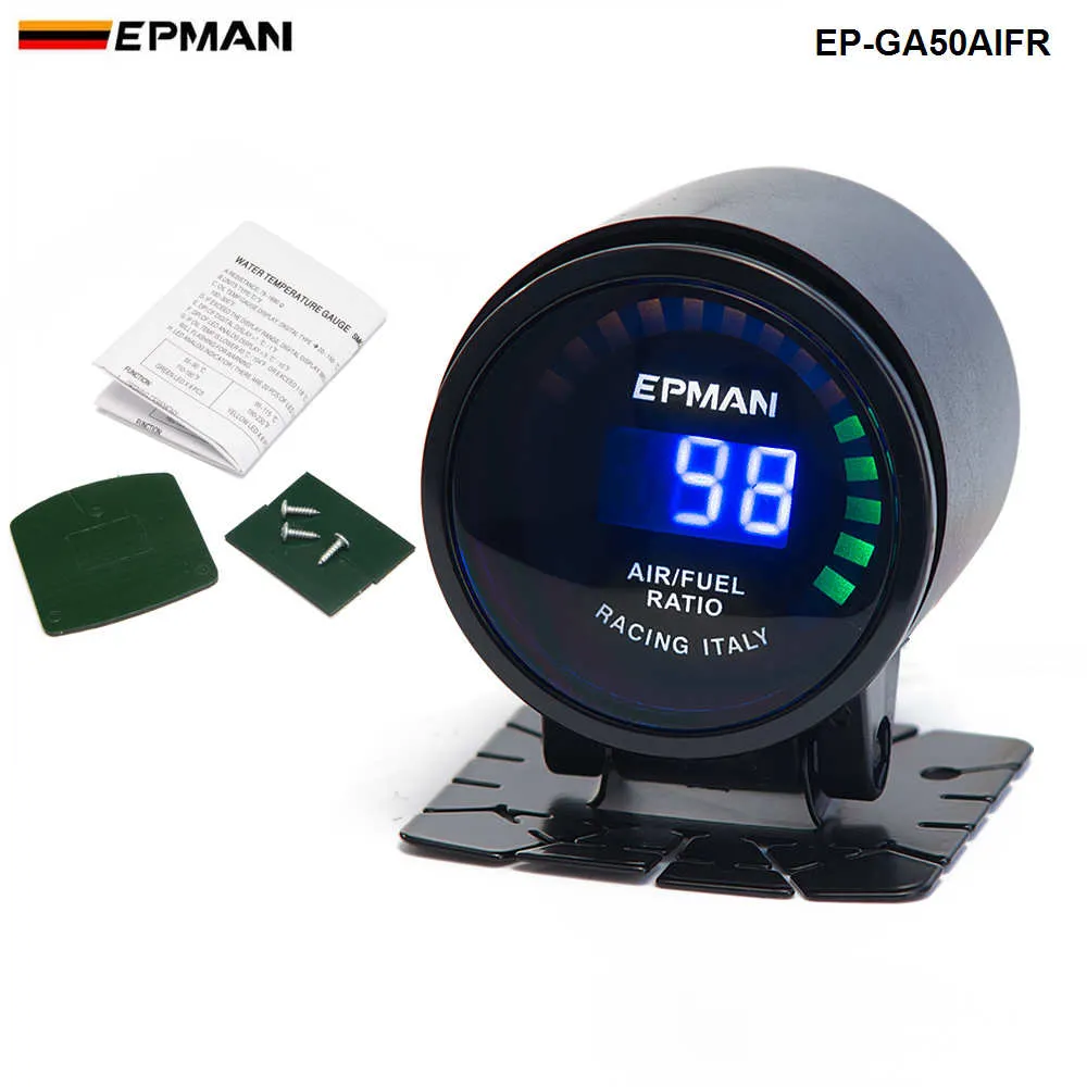 EPAN RACING 2 "52MM الرقمية اللون التناظرية LED قياس الهواء / الوقود قياس ل هوندا CRX المدنية Integra EP-GA50AIFR