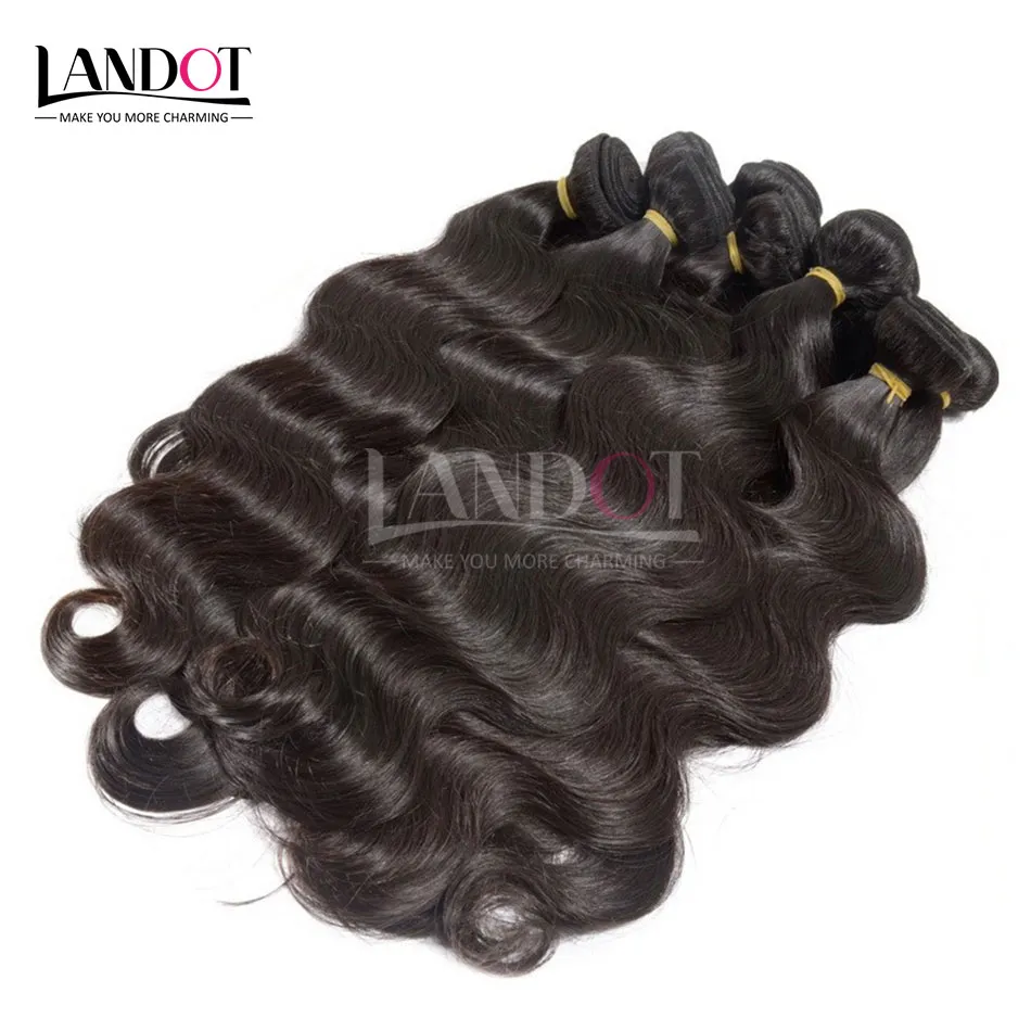 Beste 10a Peruviaanse Indiase Maleisische Braziliaanse Virgin Haar Body Wave 4 Bundels Onverwerkte Remy Menselijk Haar Weefsels Kunnen het leven van 2 jaar bleken