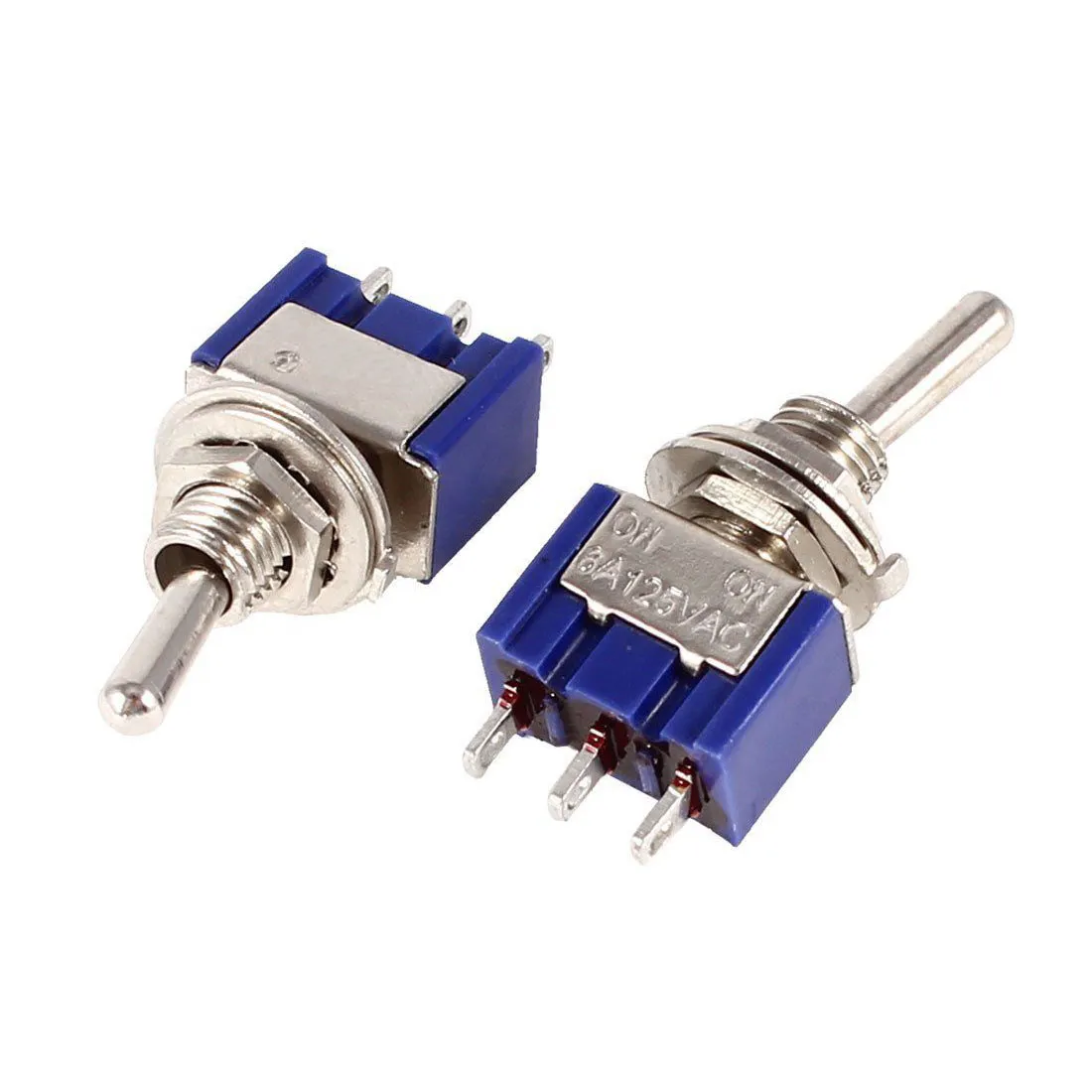 Mini MTS-102 3-Pin SPDT ON-ON 6A 125 VAC Interruptores de Alternância NOVO B00282