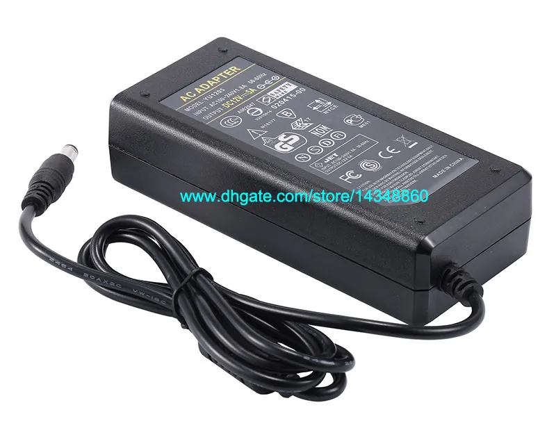 10 adet AC 100-240 V Adaptörü DC Güç Adaptörü Için 12 V 5A Kaynağı 50 W Için 50 W 3528 LED Işık Monitör Ile IC Çip