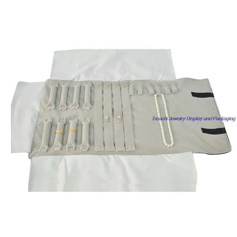 Superior Jewelry Display Rolls Travel Portable Organizer Multi