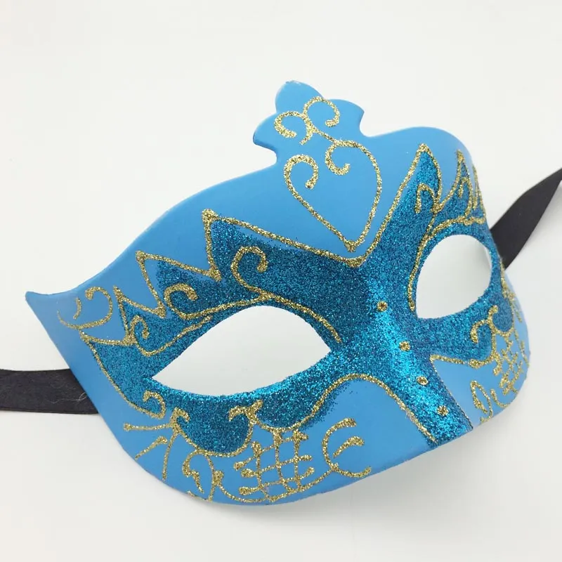 Auf Verkauf Luxus Party Masken Halbgesicht Venezianische Maskerade Masken Karneval Maske Halloween Maske Karneval Kostüm kostenloser Versand