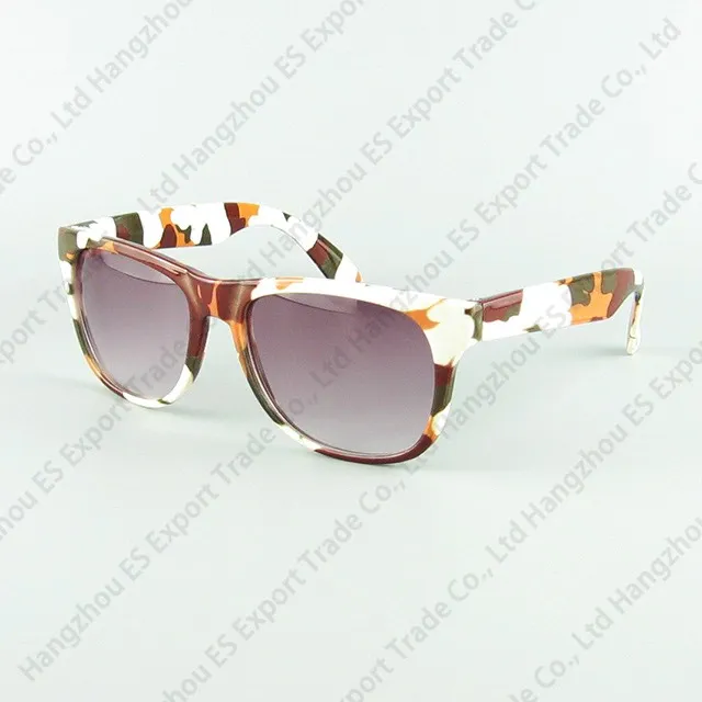 Enfants lunettes de soleil voyageur cadre ombre Camouflage impression CS jouer lunettes Cool mode UV400 Protection 6 couleurs