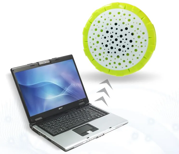 Atake wasserdichter IPX6 kabelloser Bluetooth-Lautsprecher für die Dusche mit Haken-Saugkappe, spritzwassergeschützter kabelloser Bluetooth-Subwoofer für die Dusche in der Dusche
