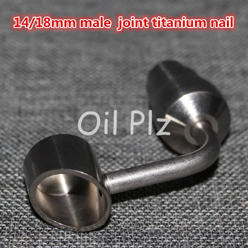 Handverktyg Partihandel Titanium Domeless Nail 14 18 mm För Vattenrör Glas Bong Rökning Tillverkad från Kina