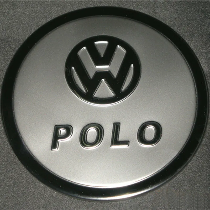 Volkswagen Vw Polo Coperchio serbatoio carburante/gas/olio in acciaio inossidabile Tappo serbatoio Trim per 2009-2011 Vw Polo Car Styling Accessori