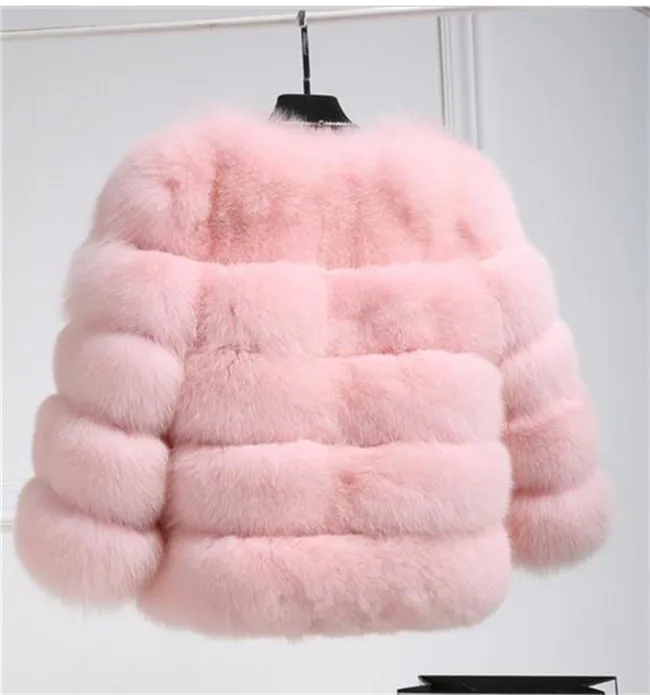 Good quality New Fashion Luxury Fox Fur Vest Women Short Winter Warm Jacket Coat Waistcoat Variety Color For Choice