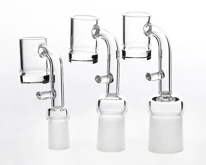 Bästsäljande Tjockt Bottom Electronic Domeless Quartz Banger Enail 10/18 / 18mm Man Kvinna 6 Storlek 19.5mm Skål