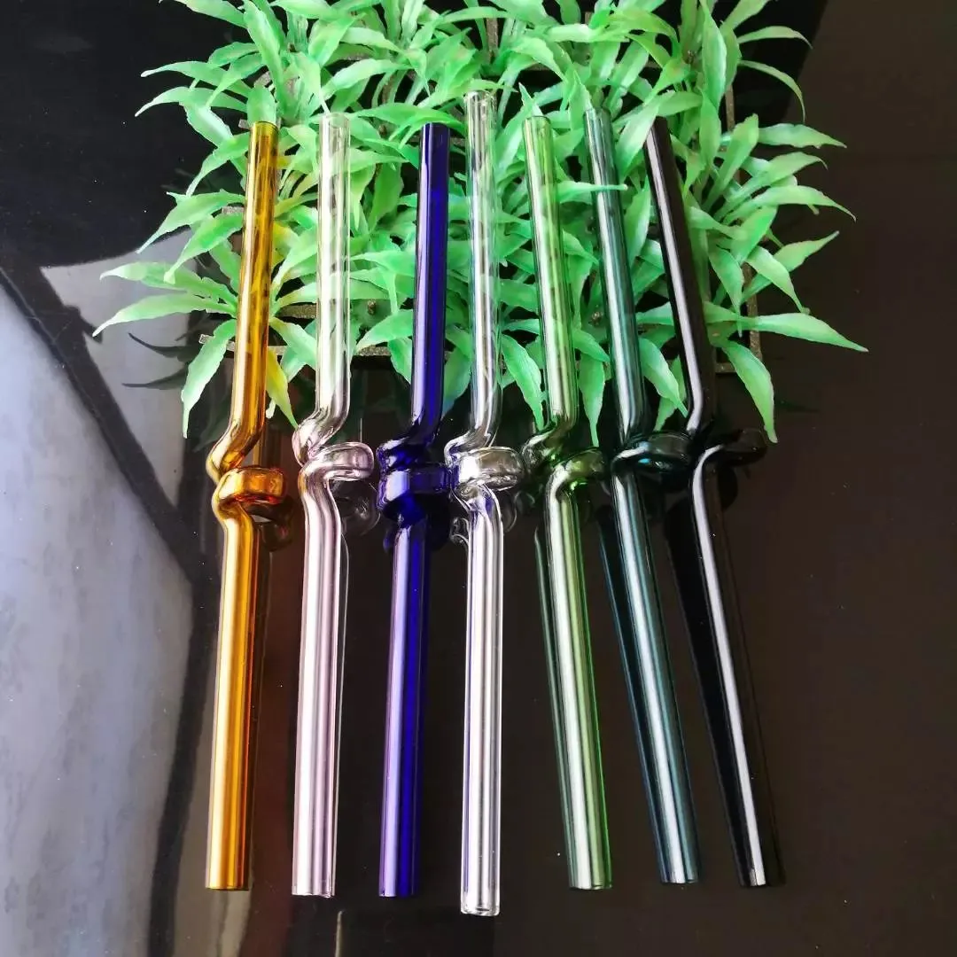 Europe and America Color spiral sucker Wholesale Glass bongs Oil Burner Glass Water Pipes Oil Rigs Smoking Free