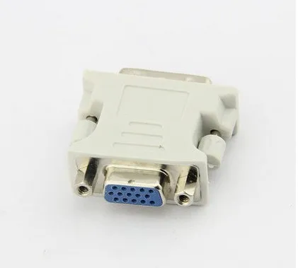 DVI 24 + 1 Man till VGA Kvinna Adapter Adapter DVI-D DVI-I DVI-A Gratis frakt / 