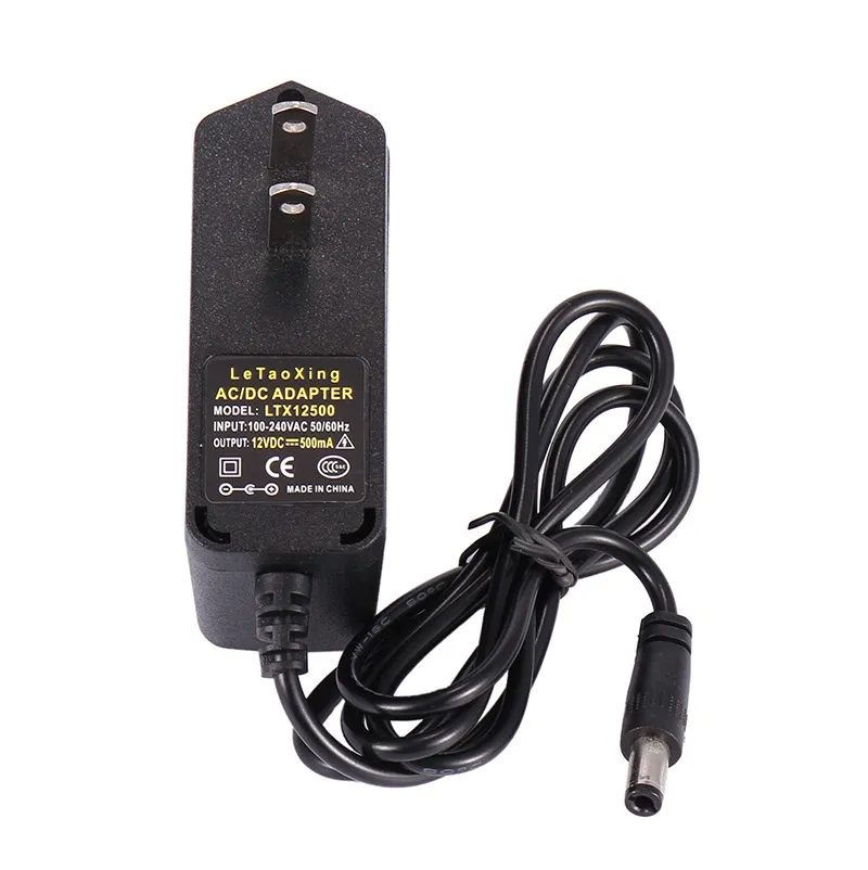 With IC Chip AC DC Power Supply 12V 500mA Adapter 12V 0 5A Charger Adaptor DHL 236U
