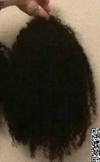 100% cheveux humains queue de cheval afro crépus bouclés extensions de queue de cheval, cheveux vierges brésiliens queue de cheval afro crépus cheveux bouclés 140g