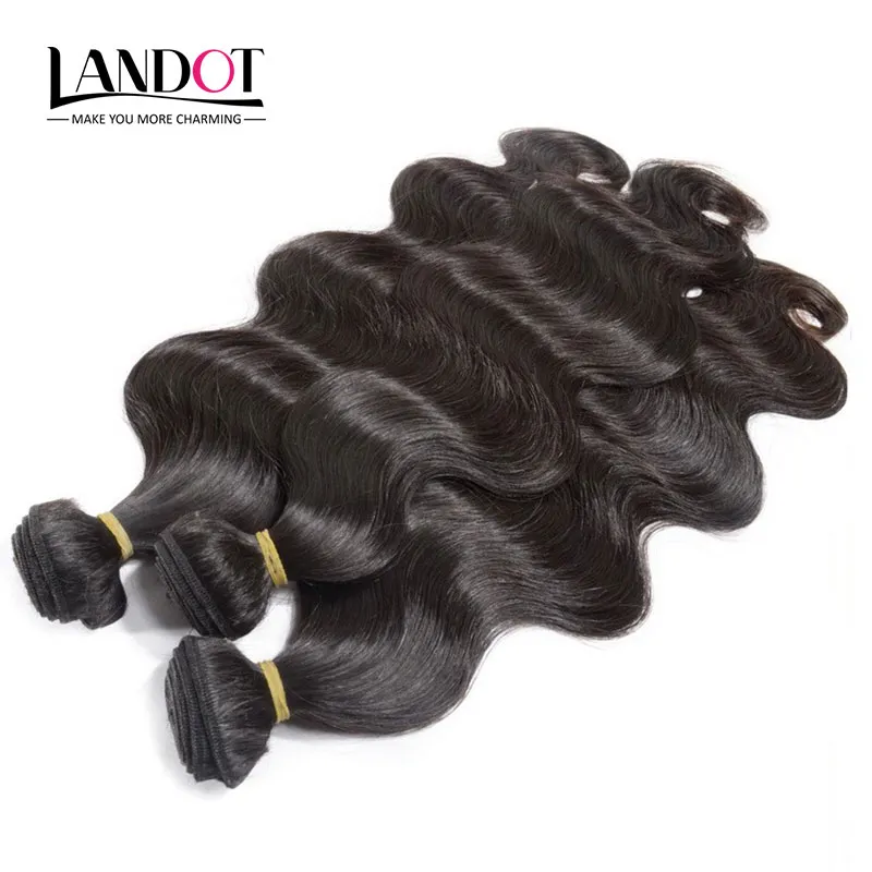 Braziliaanse haar Body Wave 3 Bundels Top 10a Onverwerkte Peruaanse Indiase Maleisische Cambodjaanse menselijke haar Weven Golvend Can Bleekt 2 jaar Leven