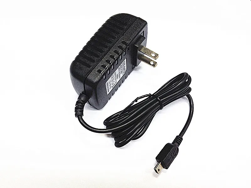 EU/US 2A AC Power Charger Adapter Cord för Garmin GPS för TomTom GPS