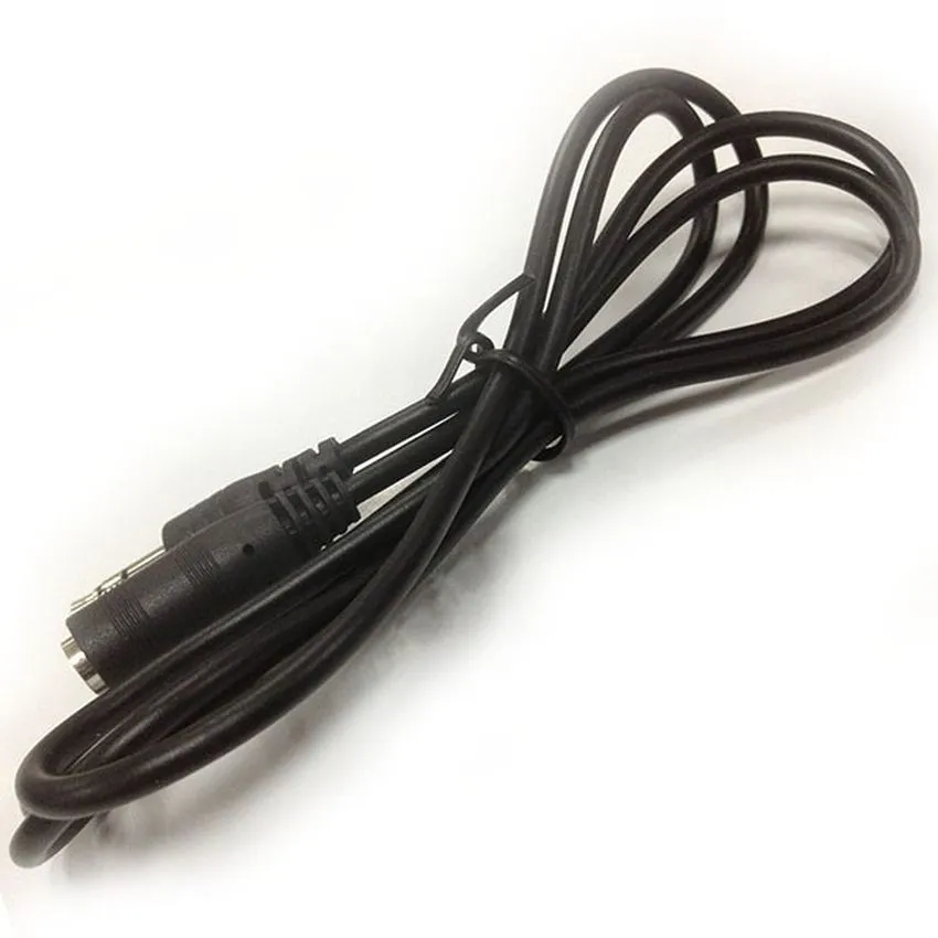 Black 1.1m Stereo Stereo Audio Extension Cable 3.5mm Mężczyzna do Kobiet przez Free DHL FedEx Shipping