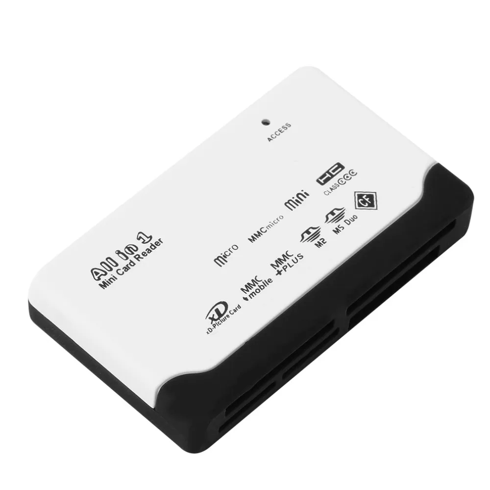 Universal All in 1 واحد سريع قراءة السرعة USB 2.0 Multi Memory Mini Card Reader Adapter cf ms t-flash tf m2 xd mmc