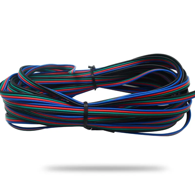 500M 4 Pins LED RGB Cable Wire Extension Cord LED Extension Cable For 50503528 LED RGB Light Strip9254868