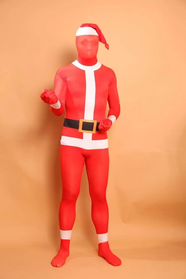 Spandex deals santa suit