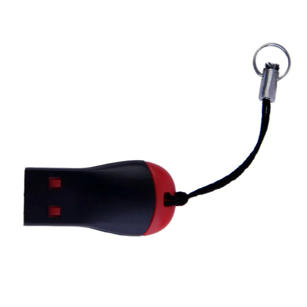Whistle Portable USB 2.0 Memory Card Reader Data Transfer för TF Micro SD MicroSD SDHC M2