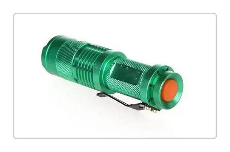 DHL US Hot Sale Linternas Diving Flashlight Mini Led Torch 7w 300lm Cree Q5 Flashlight Adjustable Focus Zoom Flash Light Lamp