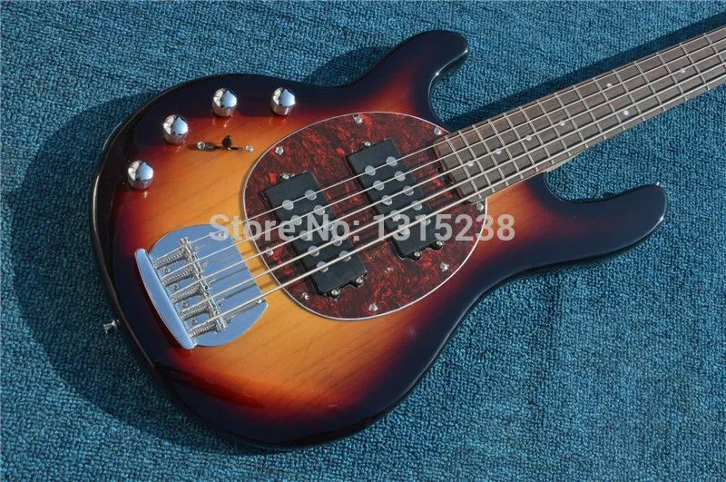 Nuovo guitarraOEM chitarra elettrica basso negozio di chitarre multicolore sinistra chitarra a cinque corde guitarra China5876282