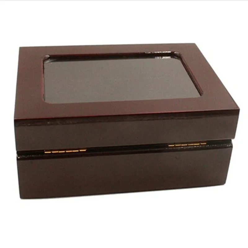 Factory price high quality four slots wooden display ring box 16*12*7cm drop shipping