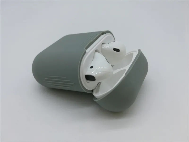 Nuevo para Apple Airpods Funda de silicona Suave TPU Funda protectora ultra delgada Funda de manga para vainas de aire Estuche para auriculares DHL gratuito