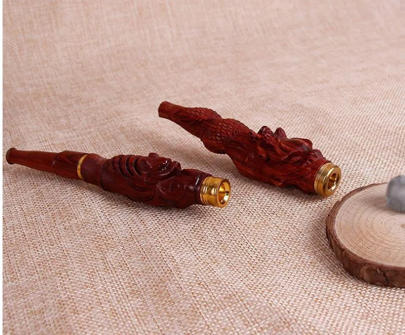 Confezione regalo intagliata a mano intagliata a mano in legno di sandalo. Il bocchino bocchino può essere pulito