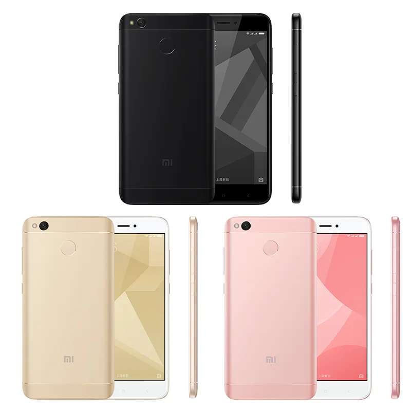Téléphone portable d'origine Xiaomi Redmi 4X 4G LTE 3 Go de RAM 32 Go de ROM Snapdragon 435 Octa Core Android 5.0