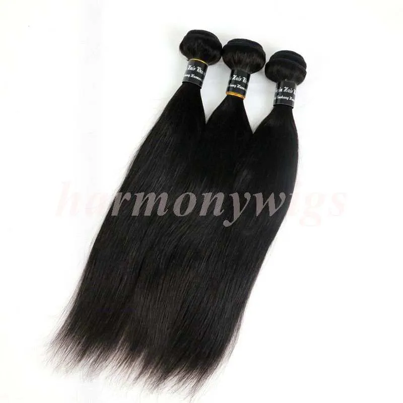 버진 인간의 머리카락 Weaves 브라질 머리카락 Wefts 8 ~ 34 인치 처리되지 않은 페루 몽골어 인도 말레이시아 밍크 인간의 머리카락 확장