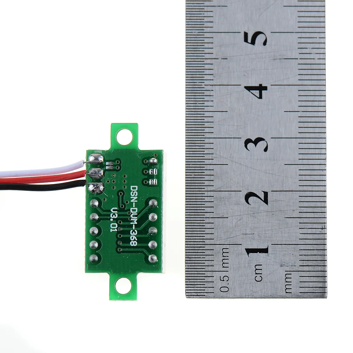 Синий светодиодный дисплей Mini DC 0.1-30V Цифровое напряжение Voltmeter Панель мотоцикла B00258