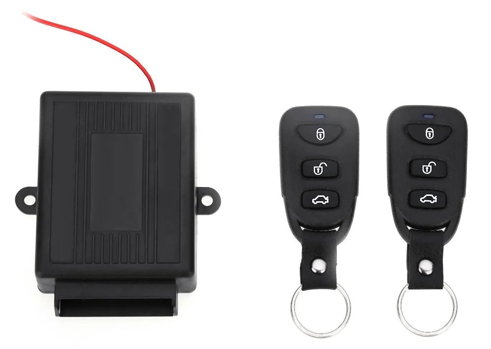 Ny 2017 Universal Car Auto Remote Central Kit Door Lock Locking Vehicle Nyckelfritt Entry System Nytt med fjärrkontroller