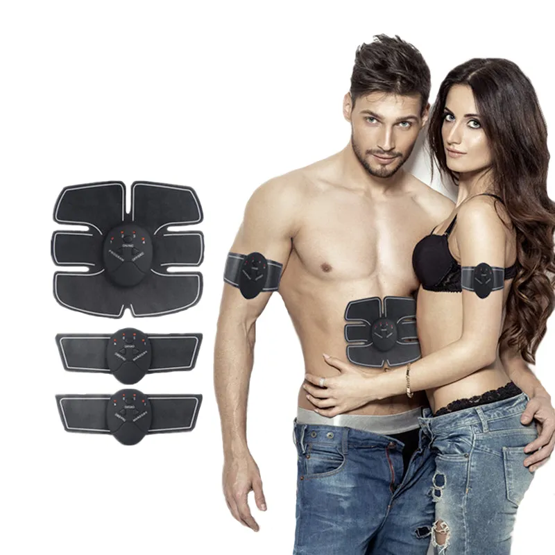 Draadloze spierstimulator ems stimulatie lichaam schoonheid machine buikspier oefening training apparaat body massager gezondheid